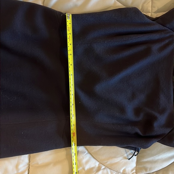 J Mendel Navy dress with sheer back - Picture 8 of 8